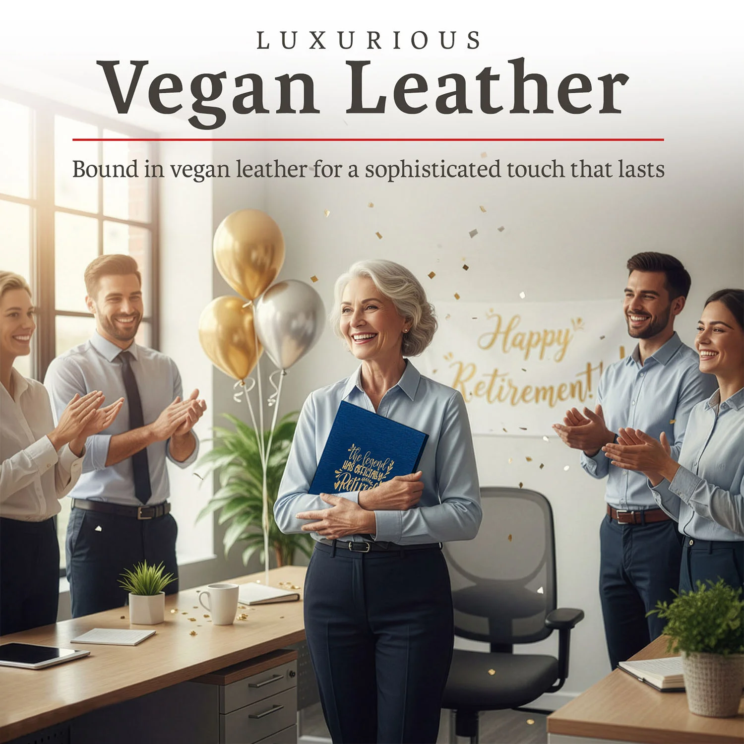 Retirement Guestbook (DARK BLUE)